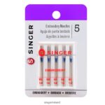 Accessories SINGER Embroidery Needles, Size 90/14 08666F118