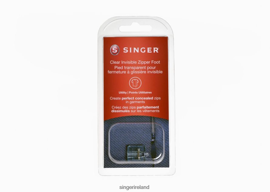 Accessories SINGER Invisible Zipper Foot For SE91 Series Sewing and Embroidery Machines 08666F105 - Image 1