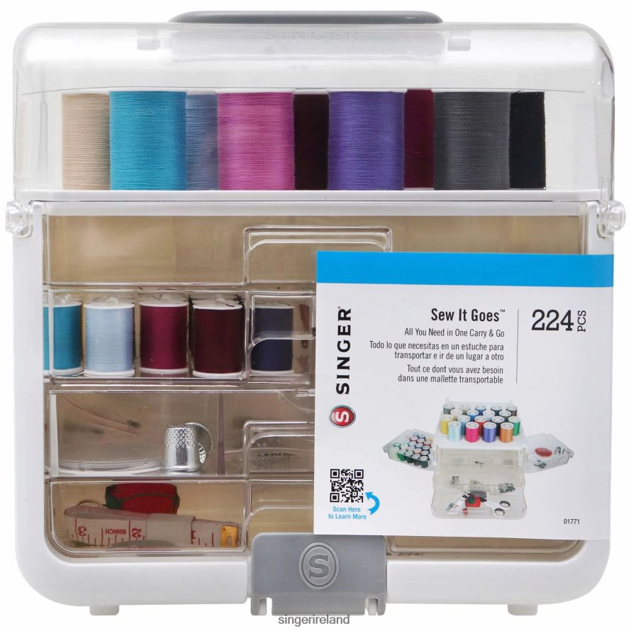 Accessories SINGER Sew-It-Goes 224 Piece Sewing & Craft Storage Kit with Classic Colors 08666F95 - Image 1