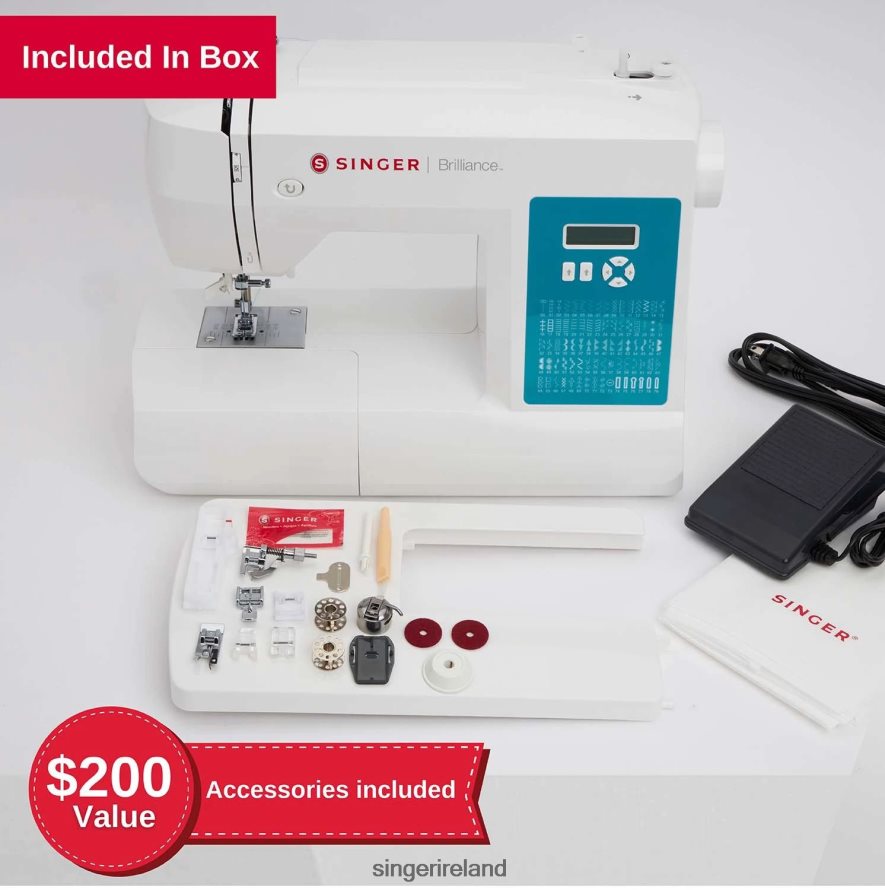 Machines SINGER 6180 Brilliance Plus Sewing Machine 08666F57