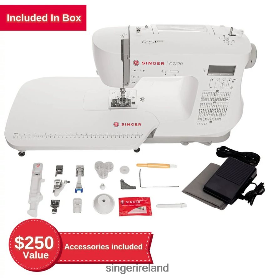 Machines SINGER C7220 Sewing Machine 08666F52