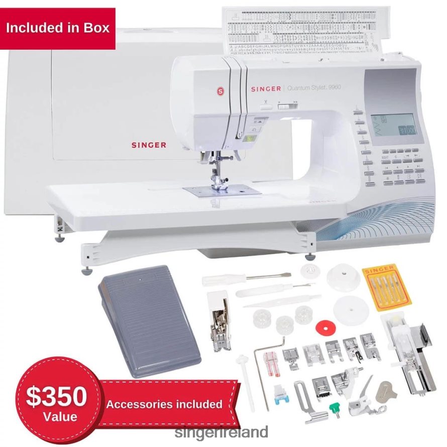 Machines SINGER Quantum Stylist 9960 Sewing Machine 08666F40