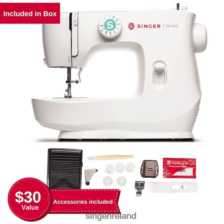 Machines SINGER M1500 Sewing Machine with Bonus Sewing Kit 08666F14